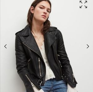 All Saints Balfern leather jacket